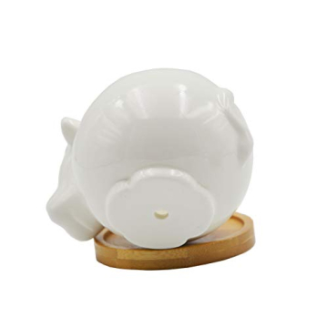 Cartoon Cow Succulent Pot Decorative Desk Accessory