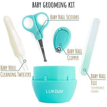 Toddler Hair Brush Comb Set-Complete Kit Baby Products Wooden Soft Bristle Brush Wooden Comb Baby Cradle Cap Silicone Brush Bath Boy Girl Grooming Kit Ideal for Newborn Babies Infant Baby Shower Kids