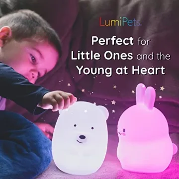 Lumipets Rechargeable Squishy Night Light for Kids