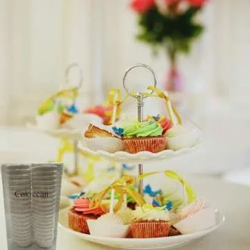 Cokiecan Mini Cupcake Liners 1000 Pcs for Easy Baking