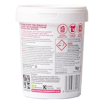 The Pink Stuff Miracle Laundry Oxi Powder Stain Remover 1kg