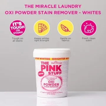 The Pink Stuff Miracle Laundry Oxi Powder Stain Remover 1kg