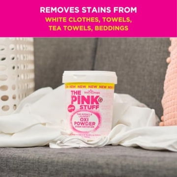 The Pink Stuff Miracle Laundry Oxi Powder Stain Remover 1kg