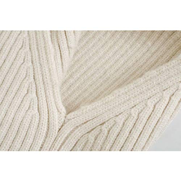 UANEO Women's Super Cropped Sweater Turtleneck Shrug