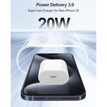 20W USB C Charger for iPad Pro & Air with Cable