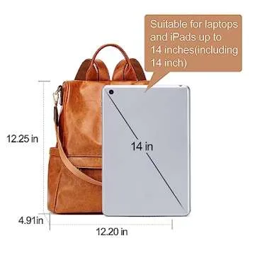 CLUCI Women Backpack Purse - Stylish & Functional Leather Bag