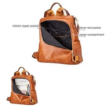 CLUCI Women Backpack Purse - Stylish & Functional Leather Bag