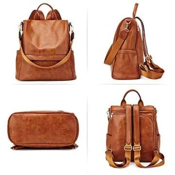 CLUCI Women Backpack Purse - Stylish & Functional Leather Bag