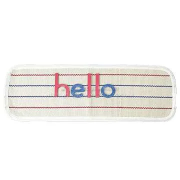 UKELER Kids Rug Montessori Mat Children Playing Mat for Nursery Cotton Working Rug Small Hand Woven Rug, 23.6''×7.8''