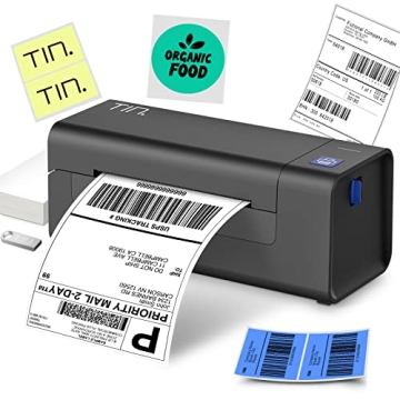 TIN Thermal Label Printer - Ink-Free 4x6 Shipping Solution for Small Businesses