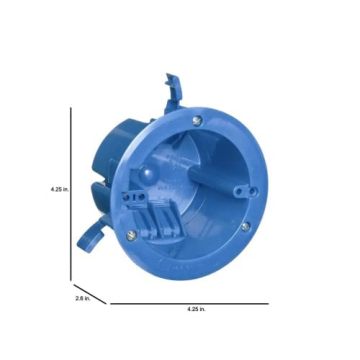 Carlon B618R-UPC Round Box for Easy Installations