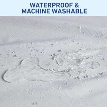 Graco Splat Mat for Under High Chair and Arts and Crafts, 50" X 50" Baby Anti-Slip Food Splash and Spill Mat for Eating Mess, Waterproof Floor Protector and Table Cloth