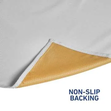 Graco Splat Mat for Under High Chair and Arts and Crafts, 50" X 50" Baby Anti-Slip Food Splash and Spill Mat for Eating Mess, Waterproof Floor Protector and Table Cloth