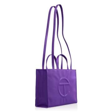 TELFAR Medium Shopping Bag - Purple