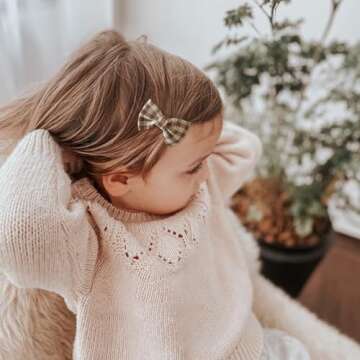 Baby Girl Hair Clips Set 20 Unique Toddler Bows