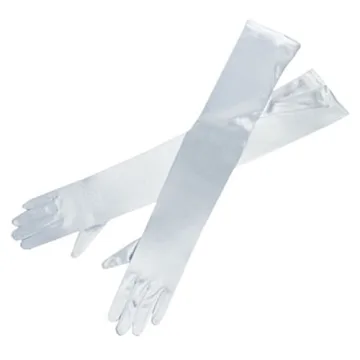 DreamHigh Long Satin Gloves for Elegant Occasions