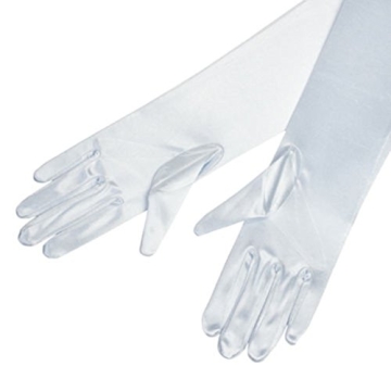 DreamHigh Long Satin Gloves for Elegant Occasions