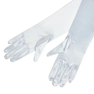 DreamHigh Long Satin Gloves for Elegant Occasions