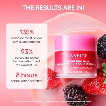 LANEIGE Lip Sleeping Mask for Hydrated, Plump Lips