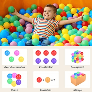 Safe & Durable Vanland Ball Pit Balls for Kids