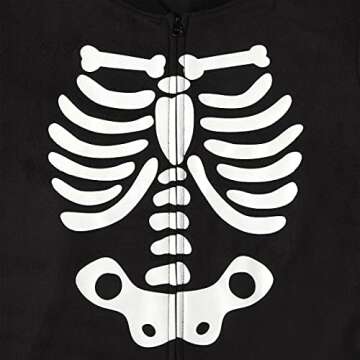 The Children's Place Family Matching Fleece Pajama Sets - Halloween Skeleton