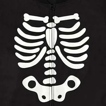 The Children's Place Family Matching Fleece Pajama Sets - Halloween Skeleton