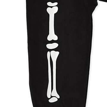 Family Matching Halloween Skeleton Pajamas for Kids