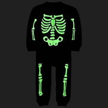 Family Matching Halloween Skeleton Pajamas for Kids