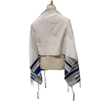 Messianic Tallits prayer Shawl Covenant Messianic tallit prayer shawl "Tallit" 72x22 inch.Blue messi...