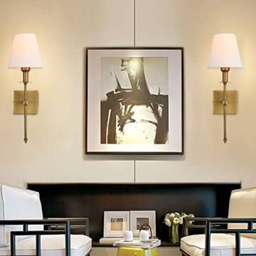 Elegant Brushed Brass Wall Sconces for Stylish Homes