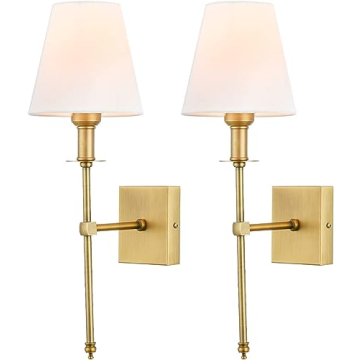 Elegant Brushed Brass Wall Sconces for Stylish Homes