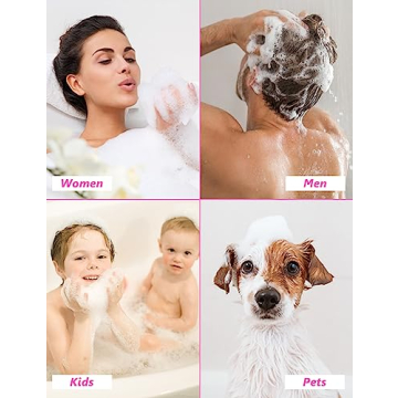 BSROLUNA Silicone Exfoliating Body Scrubber for Ultimate Clean