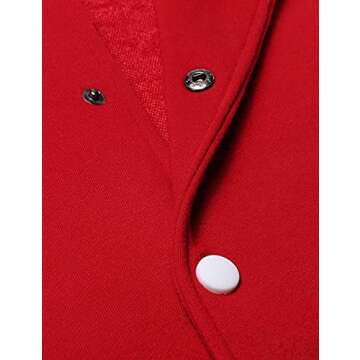COOFANDY Men's Fashion Varsity Baseball Jacket Long Sleeve Letterman Jacket Slim Fit Bomber