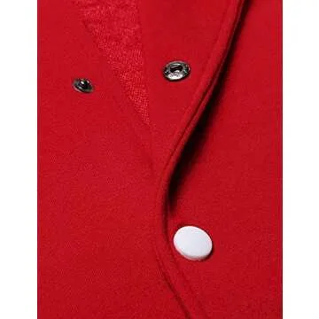 COOFANDY Men's Fashion Varsity Baseball Jacket Long Sleeve Letterman Jacket Slim Fit Bomber