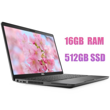 Dell Latitude 5500 15.6" Business Laptop - Intel 8th Gen Core i5-8365U up to 4.1GHz - 512GB SSD - 16GB RAM - CAM HDMI - Windows 10 Pro (Renewed)