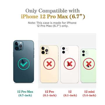 GVIEWIN Compatible with iPhone 12 Pro Max Case 6.7 Inch 2020, Marble Ultra Slim Thin Glossy Soft Shockproof TPU Rubber Stylish Flexible Protective Cover for iPhone 12 Pro Max (White/Gold)