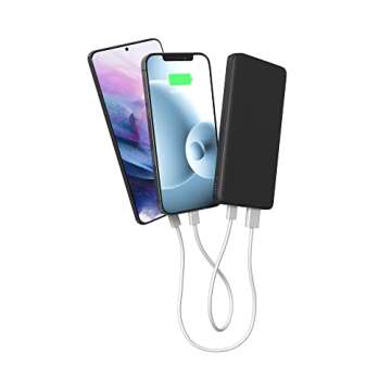 mophie Power Boost (10K)- Black - PowerStation containing Large Internal Battery and Versatile USB-C...
