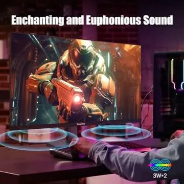 InnoView 27 Inch 2K 240Hz 2560 * 1440p 1ms Gaming Monitor Height Adjustable 99% sRGB FreeSync HDR10 Eyes Care Computer PC Gamer Monitor with 3W*2 Speakers Built in DP HDMI for Game