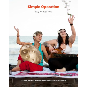 VEVOR Handpan Drum - Ethereal 22" D Minor Instrument