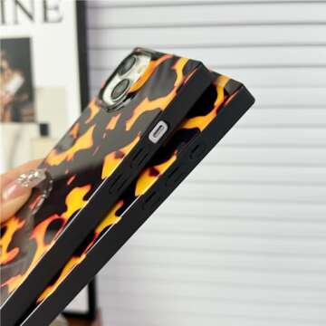 Cocomii - Rectangle Case Compatible with iPhone 13 - Animal Print, Fashionable Pattern, Glossy, Women Girls Men, Protective Phone Case for iPhone 13 6.1 inch, Tortoise