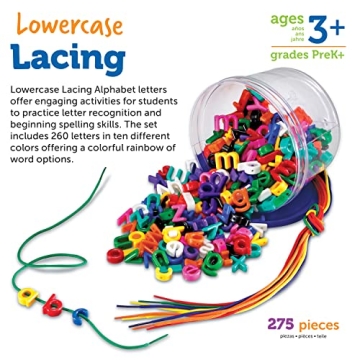 Lowercase Lacing Letters Set - Engaging Educational Toy