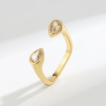 WPPHXY 14K Gold Filled Stacking Rings for Women - Elegance Unleashed