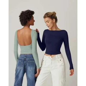 Stylish QINSEN Slim Fit Tops for Every Occasion