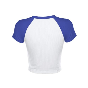 Avanova Women's Colorblock Crop Top Stylish Summer Tee