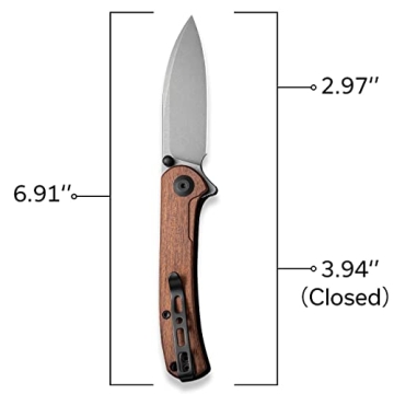 SENCUT Scepter Pocket Knife with Reversible Clip for EDC