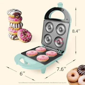 Aoruru Mini Donut Maker Creates 4 Kids Donuts Quickly