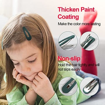 Stylish 20 Pack Hair Clips for Women in Bright Colors