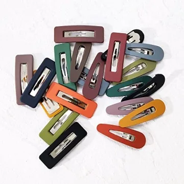 Stylish 20 Pack Hair Clips for Women in Bright Colors
