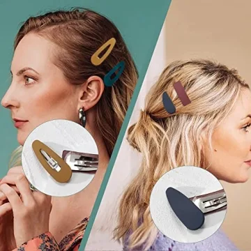 Stylish 20 Pack Hair Clips for Women in Bright Colors