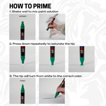 Posca Paint Markers Set of 12 with Fine Tips for Artists